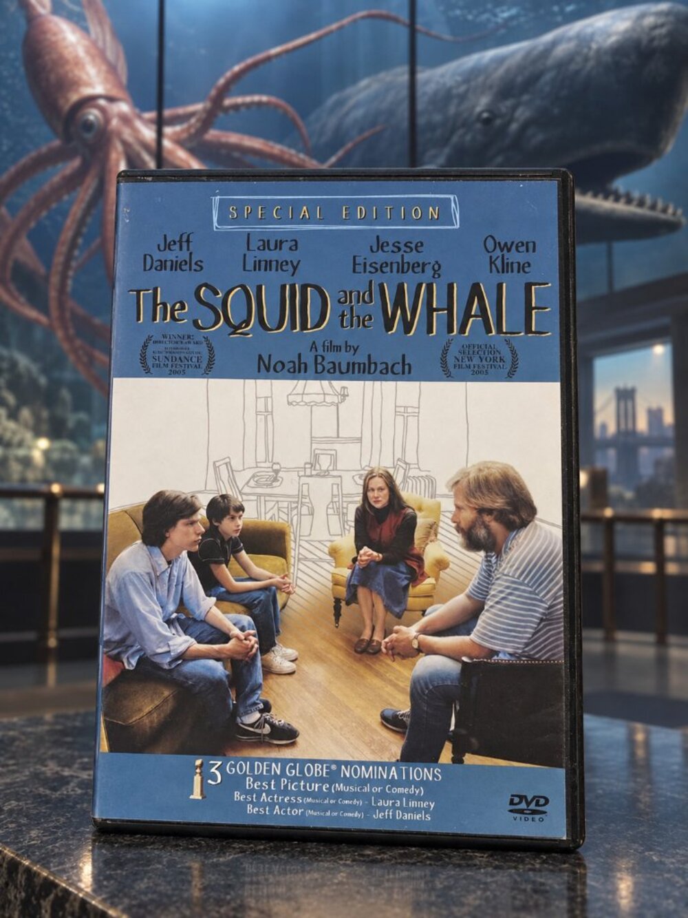 The Squid And The Whale (DVD, Region 1) Very Good condition!
